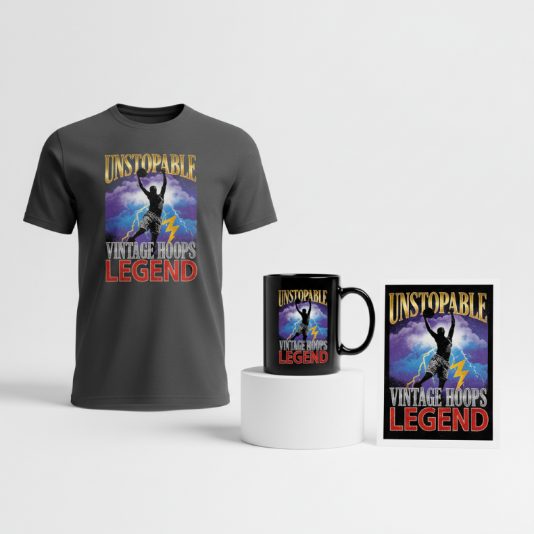 UNSTOPPABLE VINTAGE HOOPS LEGEND