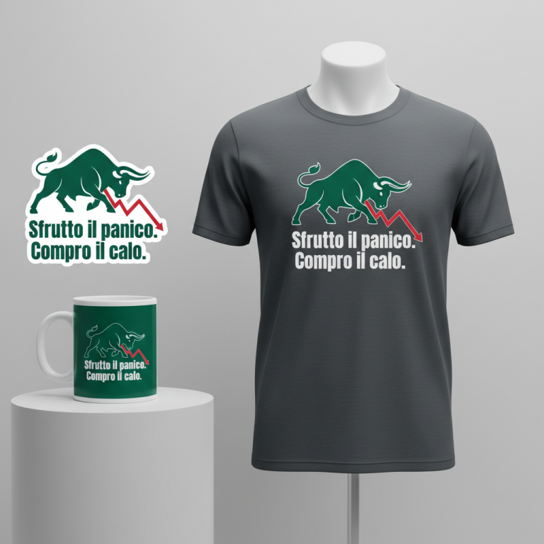 Sfrutto il panico. Compro il calo. – I exploit the panic. I buy the dip.