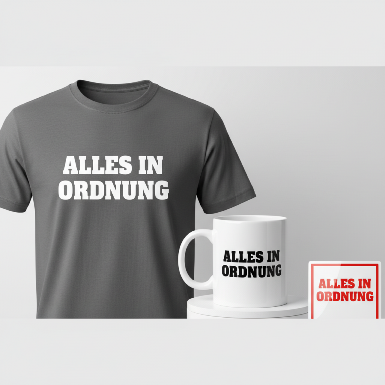 ALLES IN ORDNUNG – EVERYTHING IN ORDER