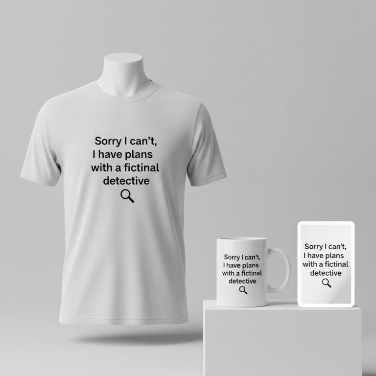 Sorry I can’t, I have plans with a fictional detective.