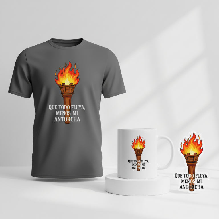 Que todo fluya, menos mi antorcha – Let everything flow, except my torch