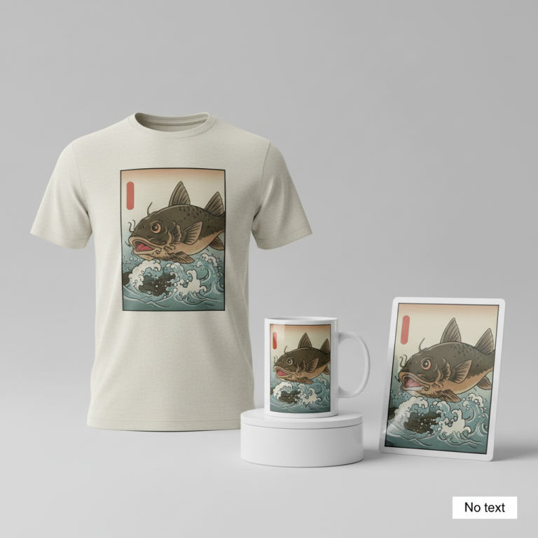 地震 (Earthquake) Merch Design