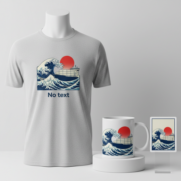 商船三井 コンテナ船 (Mitsui O.S.K. Lines Container Ship) Merch Design