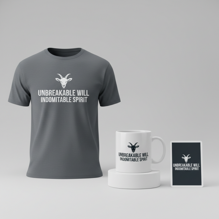 UNBREAKABLE WILL INDOMITABLE SPIRIT