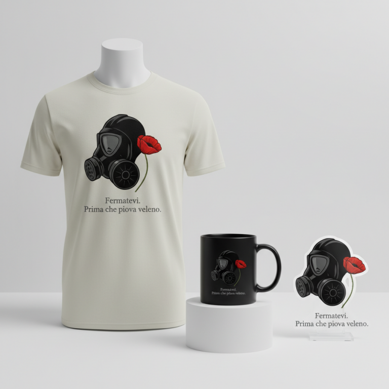 Fermatevi. Prima che piova veleno. – Stop. Before it rains poison.