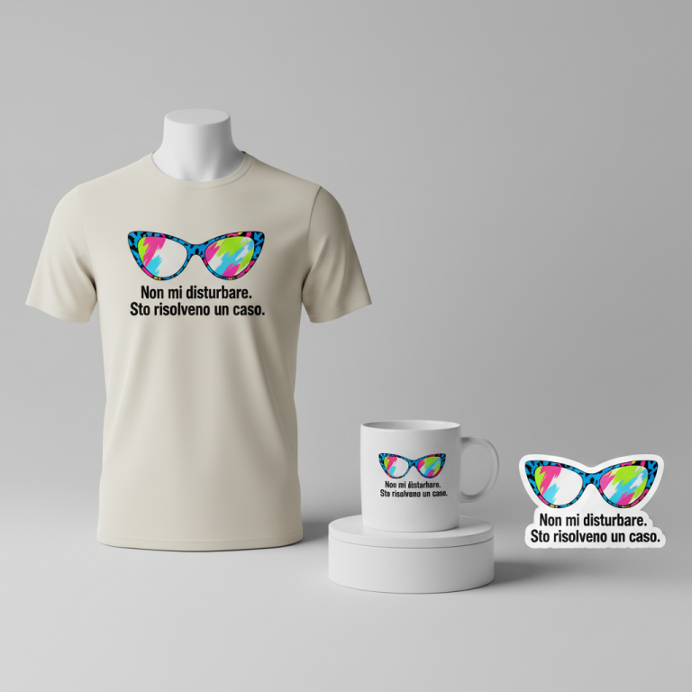 Non mi disturbare. Sto risolvendo un caso. – Don’t bother me. I’m solving a case.