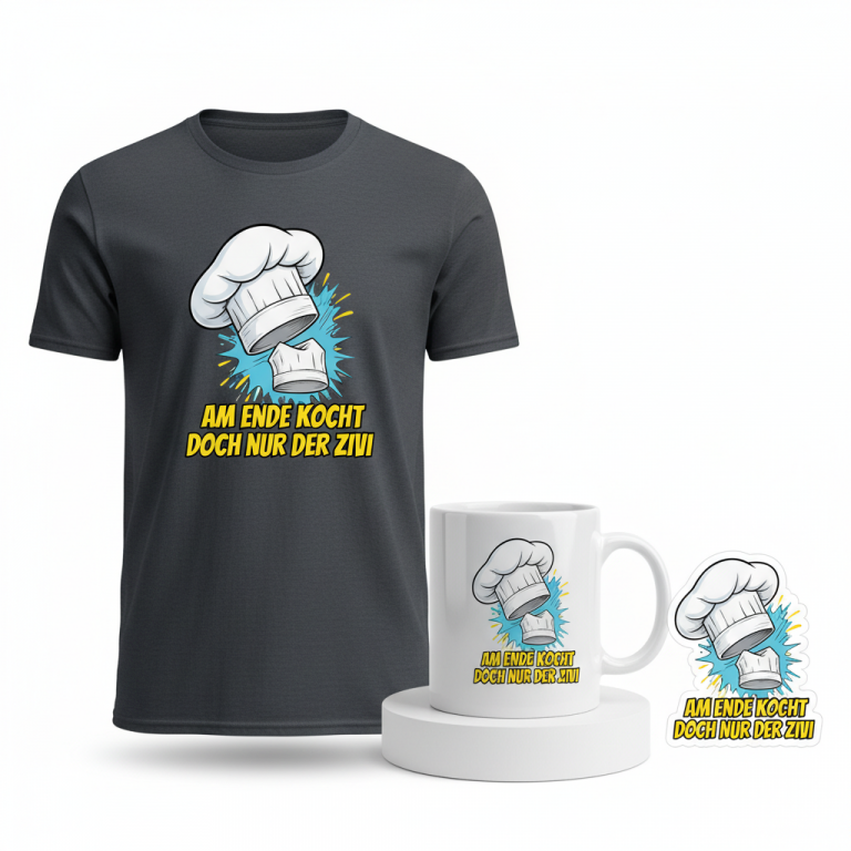 Am Ende kocht doch nur der Zivi – In the end, only the assistant cooks