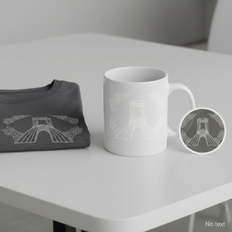 Téhéran (Tehran) Merch Design