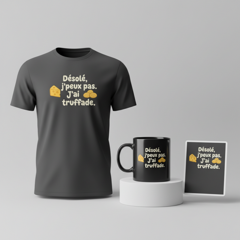 Désolé, j’peux pas. J’ai truffade. – Sorry, I can’t. I have truffade.