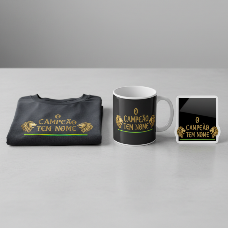 O CAMPEÃO TEM NOME – The champion has a name.