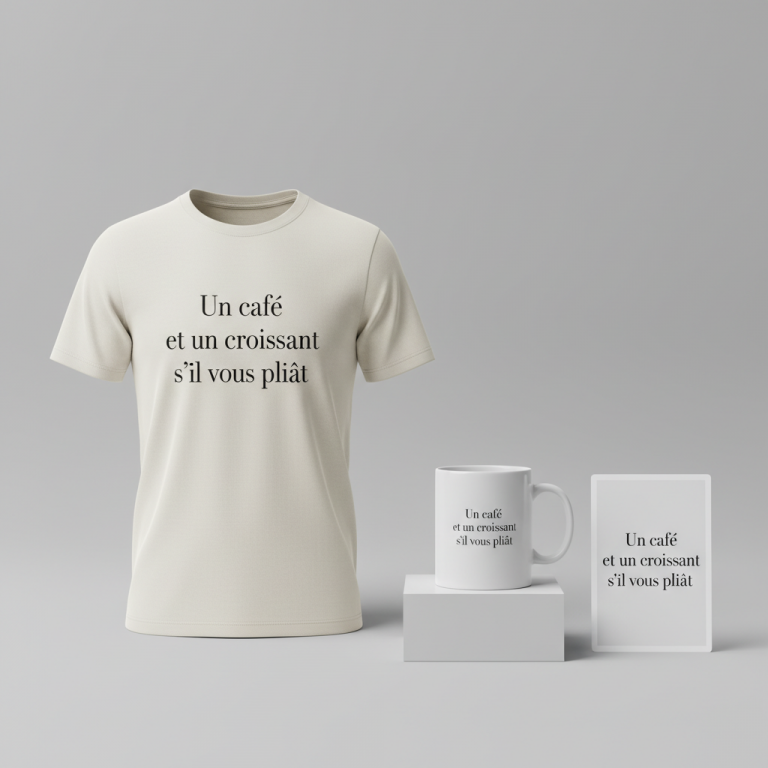 Un café et un croissant s’il vous plaît – A coffee and a croissant please