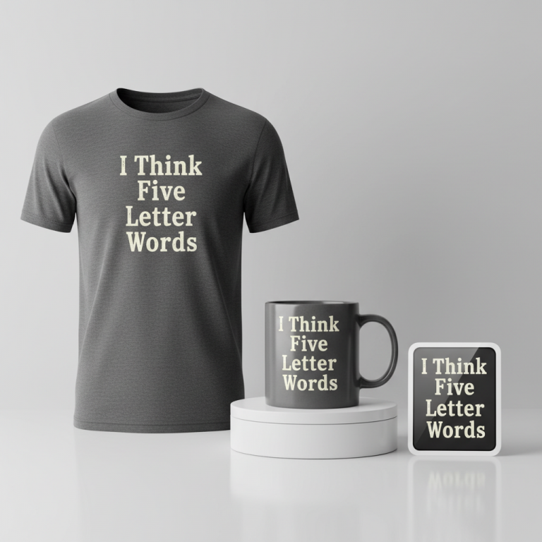 I Think In Five Letter Words
